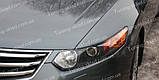 Вії Хонда Акорд 8 дорестайлінг (накладки на передні фари Honda Accord 8 дорестайлінг), фото 7