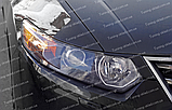 Вії Хонда Акорд 8 дорестайлінг (накладки на передні фари Honda Accord 8 дорестайлінг), фото 6