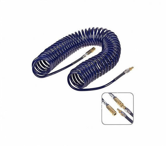 Купити Шланг спіральний для пневмоінструменту 8х12ммх10м поліуритан ...