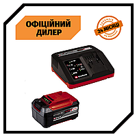 Аккумулятор и зарядное устройство Einhell Starter-Kit Power-X-Change (18В, 5.2Ач) акб энхель PAK