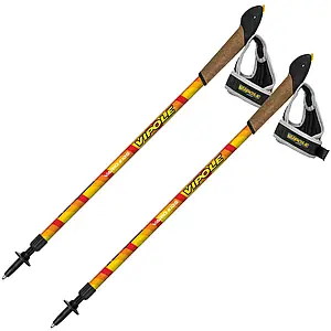 Дитячі палиці для скандинавської ходьби Vipole S2038 Vario Kids (Yellow), 64-105 см