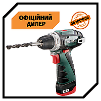 Аккумуляторный шуруповерт Metabo PowerMaxx BS Basic (12 В, 2 А/ч, двухскоростной) PAK