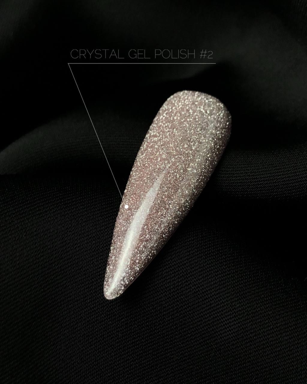Світловідбивний гель-лак Crooz Crystal №2, 8 мл, фото 1