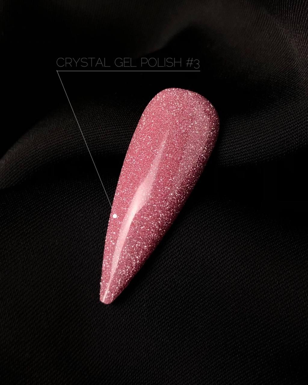 Світловідбивний гель-лак Crooz Crystal №3, 8 мл, фото 1