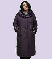 Жіноче зимові пальто - пуховик. Модель 017. Розміри 52-58