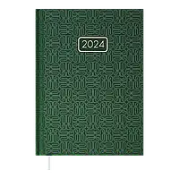 Щоденник датований 2024 VELVET, A5, зелений