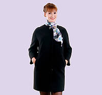 Женское кашемировое пальто. Модель 28. Размеры 48-56