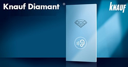 Гіпсокартон Діамант Knauf звукоізоляційний 2500х1200х12,5мм