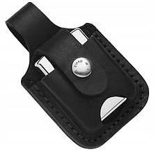 Чохол Zippo чорний із прорізом LPTBK