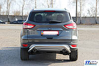 Ford Kuga 08-12 защитная дуга защита заднего бампера на для Форд Куга Ford Kuga 08-12 d60х1,6мм 3