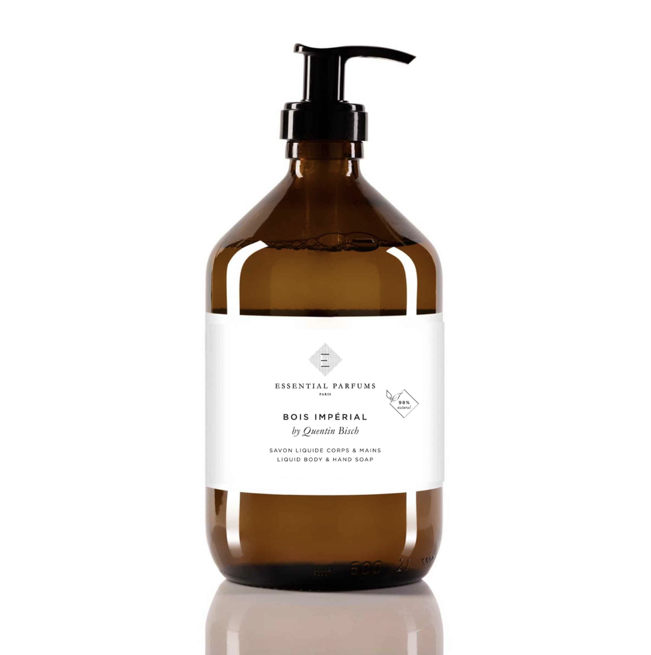 Рідке мило для тіла та рук із ніжним ароматом BOIS IMPERIAL Essential Parfums 500 мл, фото 1