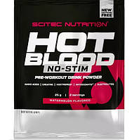 Комплекс до тренування Scitec Nutrition Hot Blood No-Stim 25 g Watermelon SC, код: 7778305