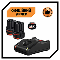 Базовый комплект Bosch 2 x GBA 12 В 2.0 Ач + GAL 12V-40 PAK