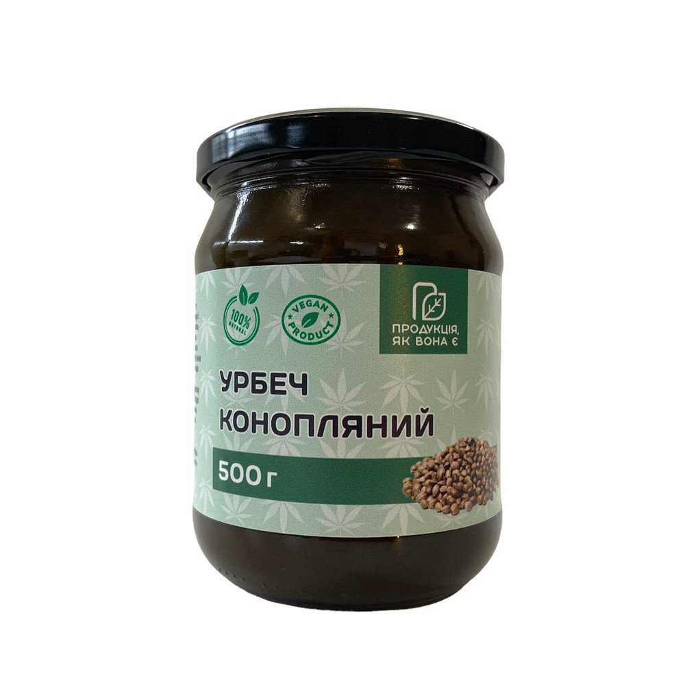Урбач (паста) з насіння коноплі 500 г