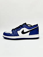 Кросівки Nike Air Jordan 1 low (blue).Хит!