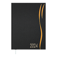 Щоденник датований 2024 WAVE, A5, помаранчевий