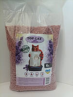 Наповнювач у кошачій лоток (туалет) соєвий тофу TOP CAT TOFU UA 6 л лаванда, фото 2