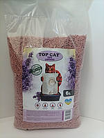 Наповнювач у кошачій лоток (туалет) соєвий тофу TOP CAT TOFU UA 6 л лаванда, фото 3