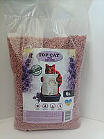 Наповнювач у кошачій лоток (туалет) соєвий тофу TOP CAT TOFU UA 6 л лаванда, фото 4