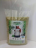 Наповнювач у кошачій лоток (туалет) соєвий тофу TOP CAT TOFU UA 6 л зелений чай, фото 2