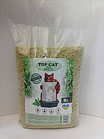 Наповнювач у кошачій лоток (туалет) соєвий тофу TOP CAT TOFU UA 6 л зелений чай, фото 3