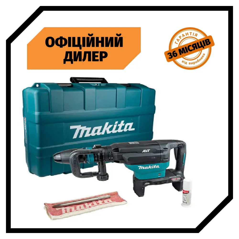 Аккумуляторный Отбойный Молоток XGT 80 V MAX Makita HM002GZ03 (40+40В ...