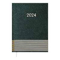 Щоденник датов. 2024 PARALLEL, A5, зелений
