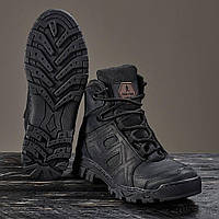 Ботинки тактические Варан черная военная обувь Milit Closet