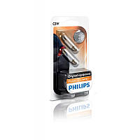 Автолампа ук. PHILIPS 12844B2 C5WX35mm 12V 5W SV8,5 2pcs. blister MP, код: 6720751