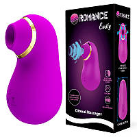 Вібратор - Romance Emily Sucking Vibrator Purple