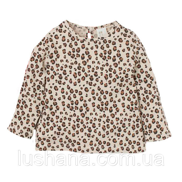 Дитяча кофта реглан лонгслів H&M на дівчинку р.104 - 3-4 роки, фото 1