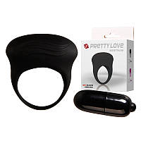 Ерекційне кільце - Pretty Love Bertram Silicone Vibrating Cock Ring