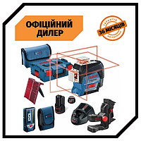 Лазерный нивелир Bosch GLL 3-80 C + BM1 + LR 7 + 12V (L-Boxx) PAK