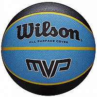 М'яч баскетбольний Wilson MVP 275 black/blue size 5