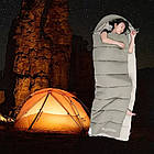 Спальний мішок Naturehike M300 R правосторонній до -13C зелений, фото 4