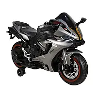 Дитячий електромотоцикл Spoko 1900S сірий мотоцикл на акумуляторі 42300212