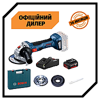 Аккумуляторная болгарка BOSCH GWS 180-LI + GBA 18V 4.0Ah PAK