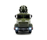 Машина модель 1:16 КрАЗ військовий 2202-01, відкриваються двері, світло фар, звук, інерція, фото 7