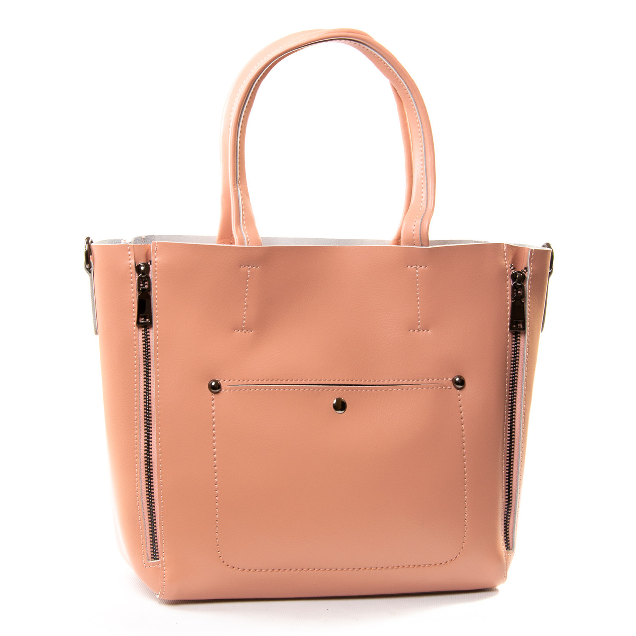 Сумка шопер жіноча шкіряна PODIUM P80 8650 pink, фото 1