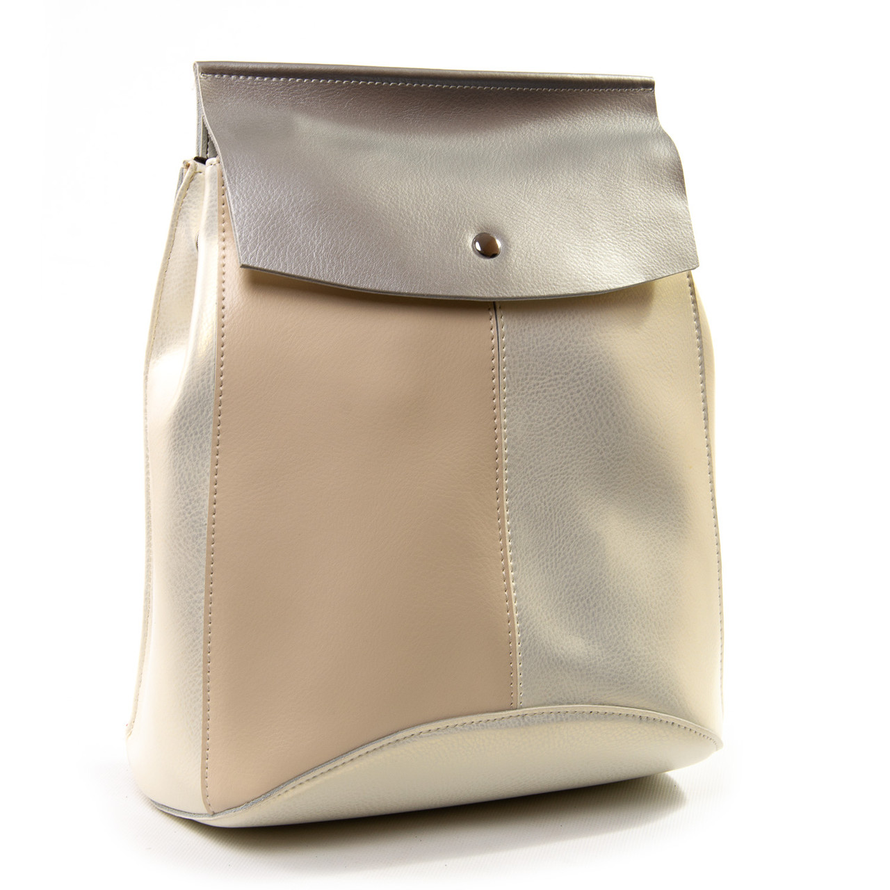 Жіночий шкіряний рюкзак PODIUM P85 8504-3 white