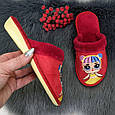 Тапочки дитячі для дівчинки теплі Белста червоні 5123, фото 4