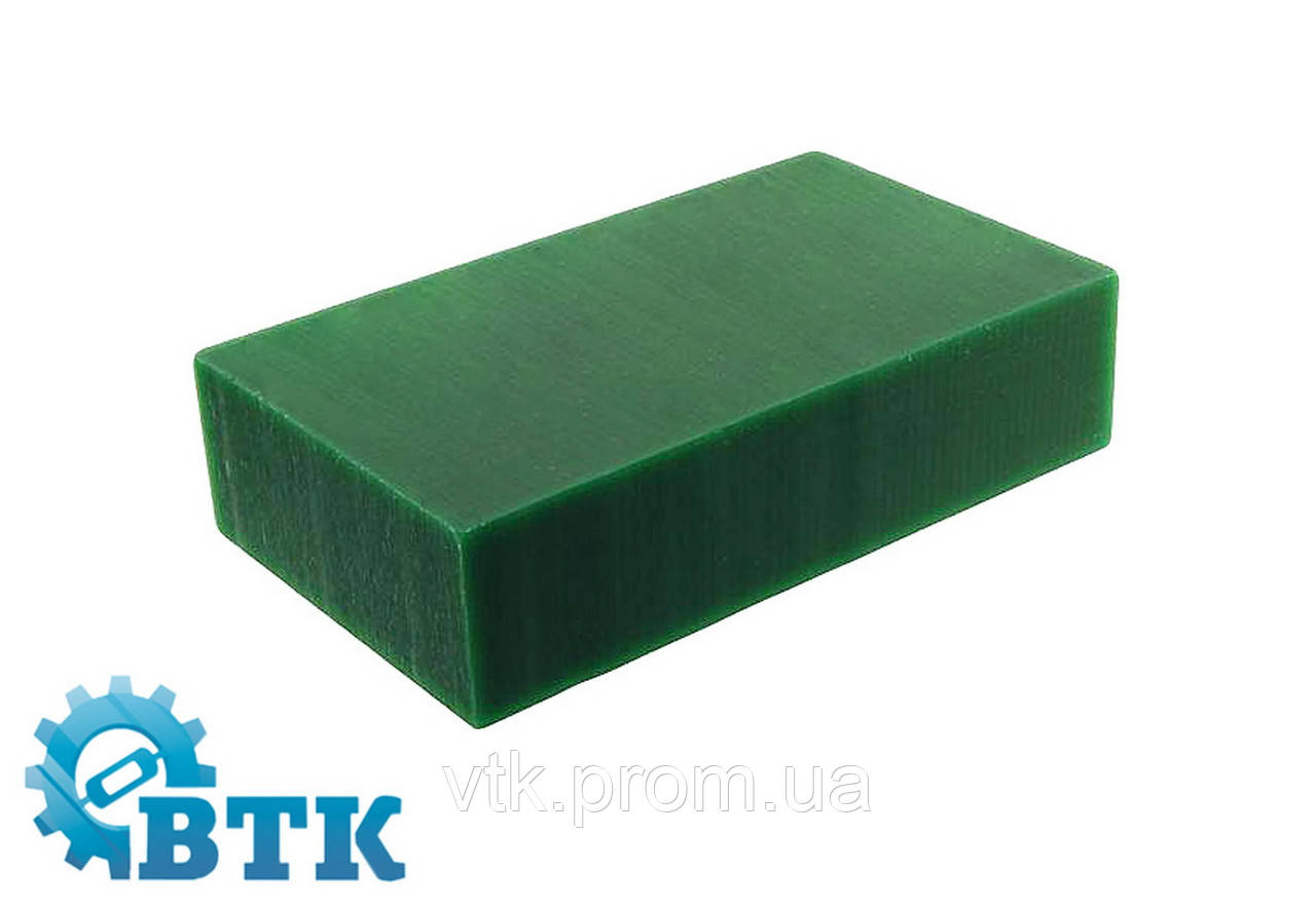 Віск модельний зелений "брусок", 0,550 кг (150х90х45 мм) для ручної роботи - фото 1 - id-p1919980658
