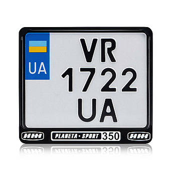 Рамка для мотономера з написом ИЖ Планета Спорт 2 пластик