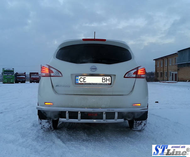 Купить Nissan Qashqai J10 06-10 защитная дуга защита заднего бампера на ...