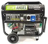 Генератор бензиновый 7.5 кВт Iron Angel EG 7500 EМ