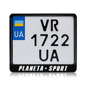Рамка для мотономера з написом ИЖ Планета Спорт 3 пластик