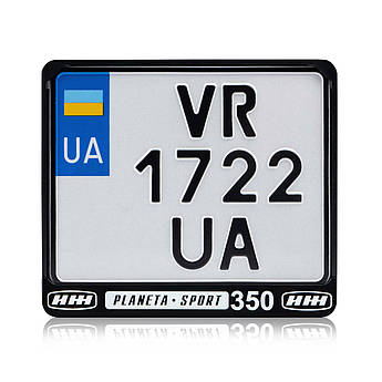 Рамка для мотономера з написом ИЖ Планета Спорт 4 пластик