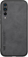 Шкіряний чохол Sheepskin з магнітом для Huawei P20