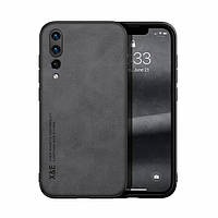 Шкіряний чохол Sheepskin з магнітом для Huawei P20 Pro