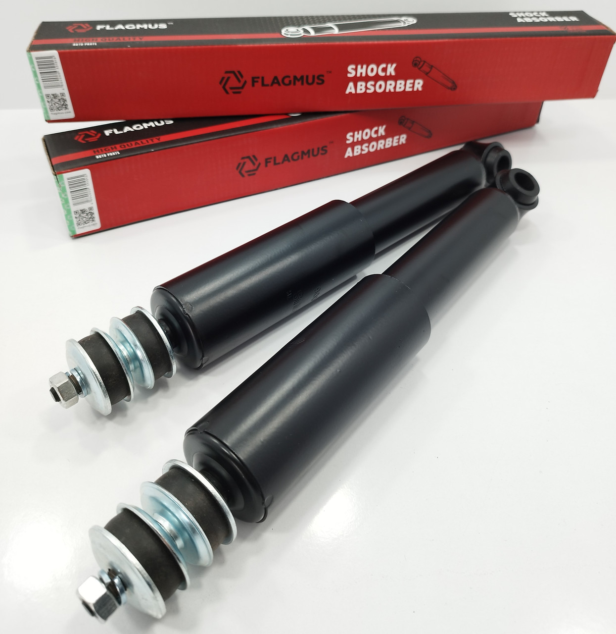 Амортизатори передні (к-т лівий + правий) Москвіч 412,2140 FLAGMUS Чехія, фото 1